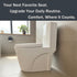 MinSha 16.5 MinS5005 Round/O-Shape Toilet Seat Replacement, Soft Close Quiet No Slam, PP Plastic Heavy-Duty Durable