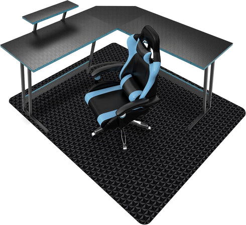 SALLOUS Chair Mat for Hard Floor, 63" x 51" Office Chair Mat