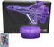 Deal Best F-22 Raptor Model Fighter Jet Plane 3D Illusion Lamp Airplane Bedroom Decor