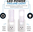 6 Pack 3 Westek LED Emergency Lights for Home Power Failure, - Function Power Failure Light, Rechargeable Flashlight