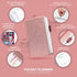 Legend Planner Pocket – Small Undated Monthly & Weekly Goal Journal, Mini Life Organizer Planner, Rose Gold