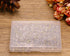 Tupalizy 100PCS 1/3 Inch Decorative Push Pins, Transparent Plastic Head and Gold Steel Point Thumb Tacks for Bulletin