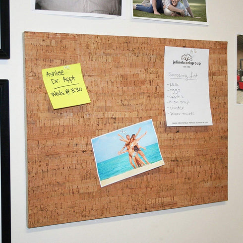 Jelinek Cork Decorative Veneer Bulletin Board - 20 x 15 inch