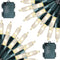 FUNPENY Battery Operated Christmas Mini String Lights, 2 Pack Total 100LED 32FT