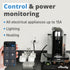 Shelly Plus Plug US, WiFi & Bluetooth Smart Plug with Power Measurement, Compatible with Alexa and Google