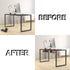 SHW Under Desk Cable Management Wire Tray Organizer - Set of 2