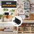 4Pcs 0.98"x0.98"x2.36" (25x25x60mm, uxcell L-Shaped Brackets Corner Brace, Corner Bracket Shelf Bracket Right Angle
