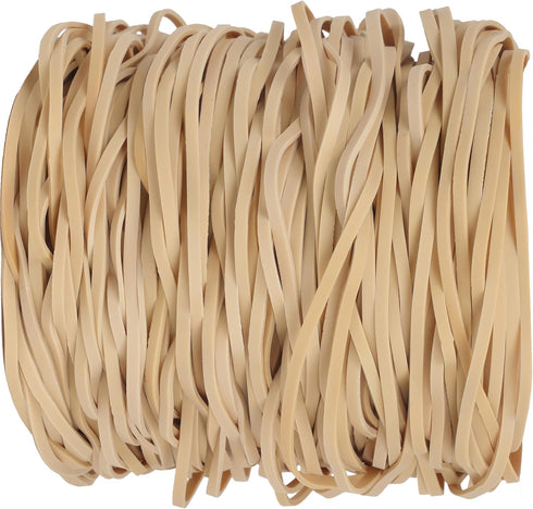 Foshine Large Rubber Bands - Beige 7 Inch 120 Pack Elastics Bands, Size 117B Long Rubber Bands for Office Supplies
