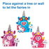 AX667 Pack 4, Baker Ross Unicorn Fairy Door Kits - of Creative Arts and Crafts for Kids Storytelling, Making