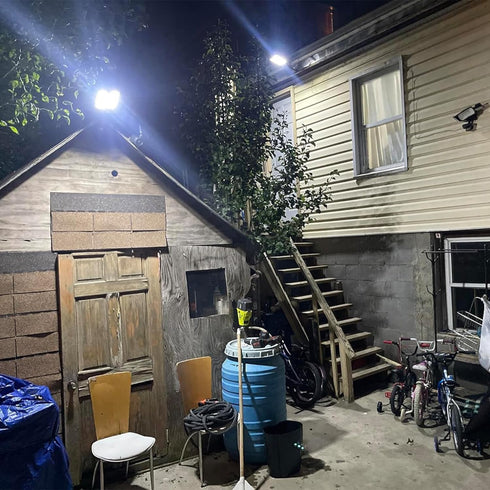 IP67 6500K Solar Street Lights Outdoor, Waterproof, with Motion Sensor, Remote, and Auto Dusk to Dawn | Bright LED