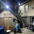 IP67 6500K Solar Street Lights Outdoor, Waterproof, with Motion Sensor, Remote, and Auto Dusk to Dawn | Bright LED