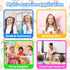 Haawooky 45 Pieces Flexible Soft Colorful Stripe Rubber Pencils with Erasers for Kids Gift