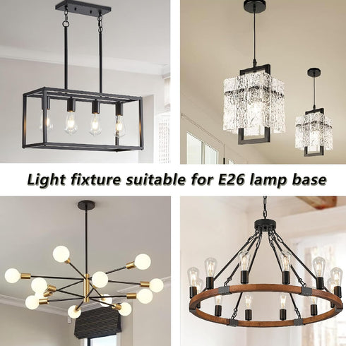 Dimmable E26 Bulb,Frosted Bulb 2W 20W Bulb, 250LM AC120V, G45 3000K Bulb Pendant,Chandeliers,Vanity,6Pack Globe LED