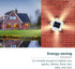 Solar Wall Lamp LED Solar Light Outdoor Plum Blossom Wall Sconce White Shell Night Light for Garden Patio Home Yard
