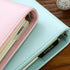 BCP 4pcs Plastic Clear and Black A5 A6 Page Marker Pouch Page Finder for 6-Hole Binder Notebook