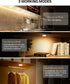 3 Pack 1500mAh Closet Homelist Upgraded Ultra Bright Motion Sensor Lights Indoor, Rechargeable Puck Light with Remote