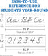 Carson Dellosa 39-Piece Farmhouse Cursive Alphabet and Number Line Bulletin Board Set for Classroom Decor