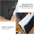 Expanding File Folder - 7 Pocket Letter Size Accordion File Organizer with Labels - Black