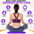 Tailbone EcoNour Gel Seat Cushion for Long Sitting (Large & Thick) - Pressure Relief Honeycomb Support for Back