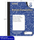BAZIC Primary Journal Composition Book Blue Marble, 100 Sheet Writing Grades K- 2 Notebook Journal Comp Notebooks for Kindergarten Kids School, 1-Pack