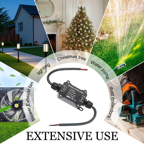 DC12V Switch,DC12V/24V/48V/20A Switch,164ft Waterproof Remote Control Wireless Remote Long Range RF Remote Control