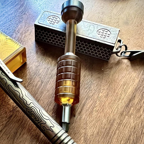 3", Pocket Screwdriver, EDC Palm Multitool With Spinner Toys, Ended Phillips for Gifts for Men EDC Destornillador PEI