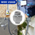 Yariwiz 10 Pack Liquid Tight Conduit Coupling - 1 Inch Plastic