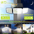 2500LM Sensor,3 270 IP65 3 Modes(Non-Remote,2 daphino Solar Lights Outdoor with Motion Head Wide Angle Street Area