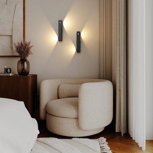 -1 Pack Motion Sensor Wall Light with Remote Control, Rechargeable Magnetic Wall Light, Wireless Motion Sensor Light
