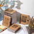 Yeaqee 30 Set Inspirational Gifts, Spiral Notebooks with Sticky Notepads, Motivational Bamboo Ballpoint Pens, Back to