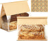 GOULIKFUL 100 Pack Large Paper Bread Bags for Homemade Bread Sourdough Sandwich, 10.5x10.6x6.1