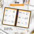 2PCS 8.5 11 Inch 2 4 A4 (2 x Menu Covers, Page View Transparent Restaurant Menu Covers, Fits Size Paper, Menu Holder