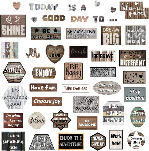 Ctosree 47 Pcs Classroom Bulletin Board Sets, Today is a Good Day Inspiration Decor for Positive Motivational