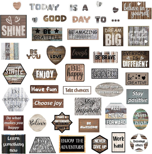 Ctosree 47 Pcs Classroom Bulletin Board Sets, Today is a Good Day Inspiration Decor for Positive Motivational
