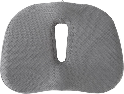 Comfortable Grey Memory Foam Donut Pillow for Office Seating Relief