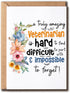 APVGifts A Truly Amazing Veterinarian Is Hard To Find - Thank You Card