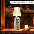 2 Pack 2000mAh, 3 Wine Bottle Lamp Crystal Clear, Rechargeable LED Acrylic Bottle Lampshade, Colors, Table Lamps, Desk