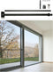 Greatim GT-DB006 Sliding Door Security Lock Bar, Child Proof Sliding Door Lock