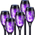 Toodour Solar Torch Flame Lights, 6 Pack Solar Lights Outdoor with Flickering