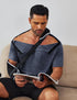 Adaptive Chemo Clothing: Men's Recovery Shirts with Snap Open Sides
