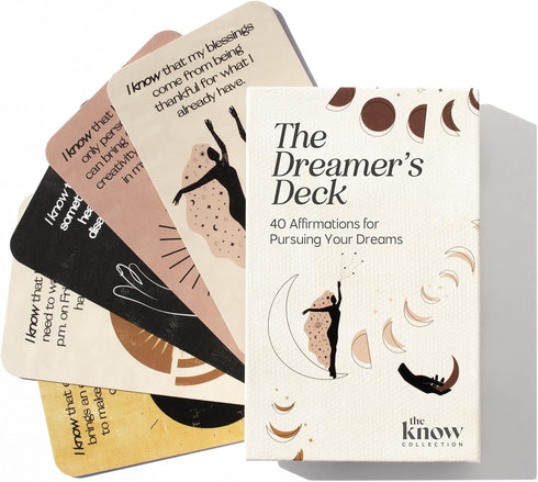 I Know Collection Affirmation Cards | 40 Positive Daily Affirmations for Mindfulness, Inspirational Oracle Deck