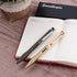SMOOTHERPRO Solid Brass Wide Grip Click Push Retractable Gel Pen, Compatible with Pilot G2 Refill