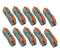 Wire Connectors, Compact Lever Wire Terminals, 1 Into 1 Out Splicing Cable Connector for Quick Connect Installation