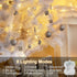 2 Pack 23ft 70 LED String Lights Battery Operated, Fairy Twinkle Lights with Timer 8 Modes Clear Wire for Wedding Party