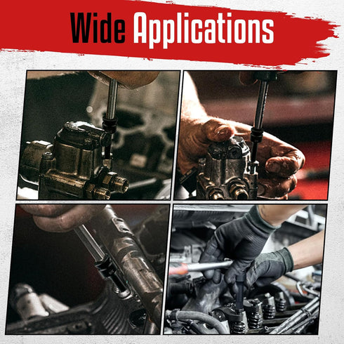 1/2" Set, 20 Set, Set, (1/4" 3/4", 6-19mm) WETT Drive Master Impact Hex Bit Piece Hex Driver Socket Allen Bit Socket