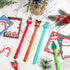 Whaline Christmas Notepad Set, 24Pcs with Gel Ink Pens, Self-Stick Notes, Office Supplies