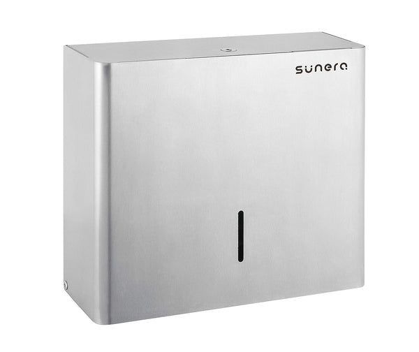SUNERA Luxury Commercial Paper Towel Dispenser Wall Mount M-Fold Hand Paper Towel