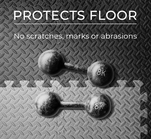 11.8x11.8x0.47 (9) (9), (18 18 VViViD Interlocking EVA Foam Floor Mat Tiles Black and Grey Non-Slip Tiles, sq ft)