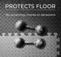 11.8x11.8x0.47 (9) (9), (18 18 VViViD Interlocking EVA Foam Floor Mat Tiles Black and Grey Non-Slip Tiles, sq ft)