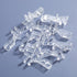 YBEATY 10 Pcs Hidden Channel Valance Clips Blind Valance Window Blind Clips Plastic Clear Blind Curtains Retainer
